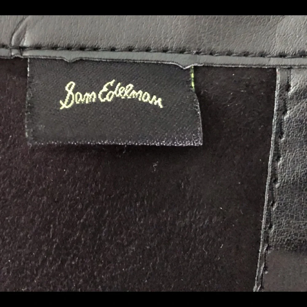 Sam Edelman Penny Black Leather Tall Riding Boots - Picture 9 of 17